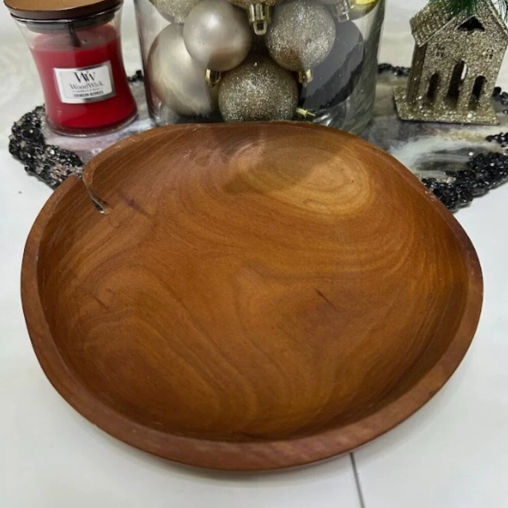 Handmade Natural Wood Plate